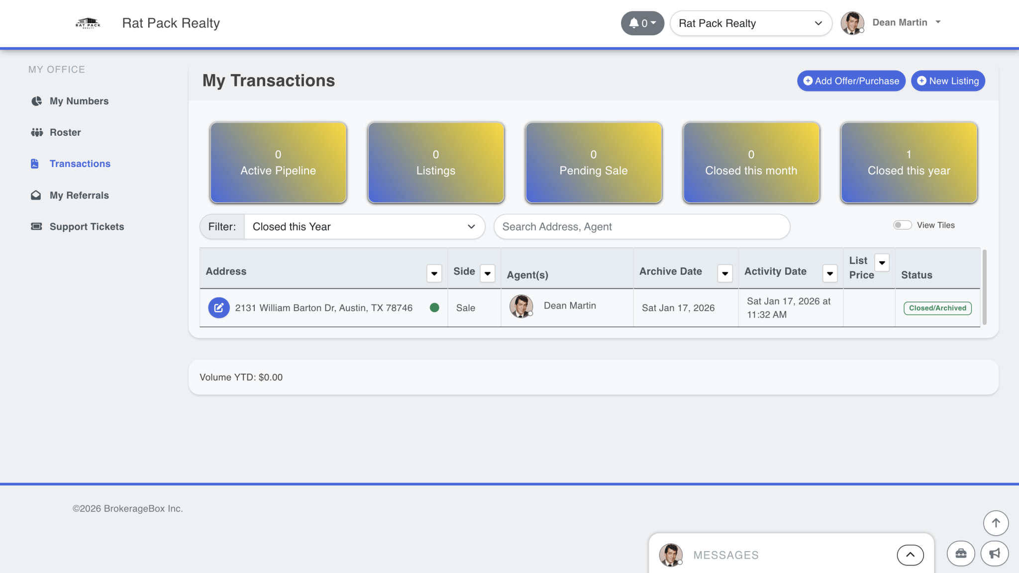 How to Create a Sale Transaction in BrokerageBox