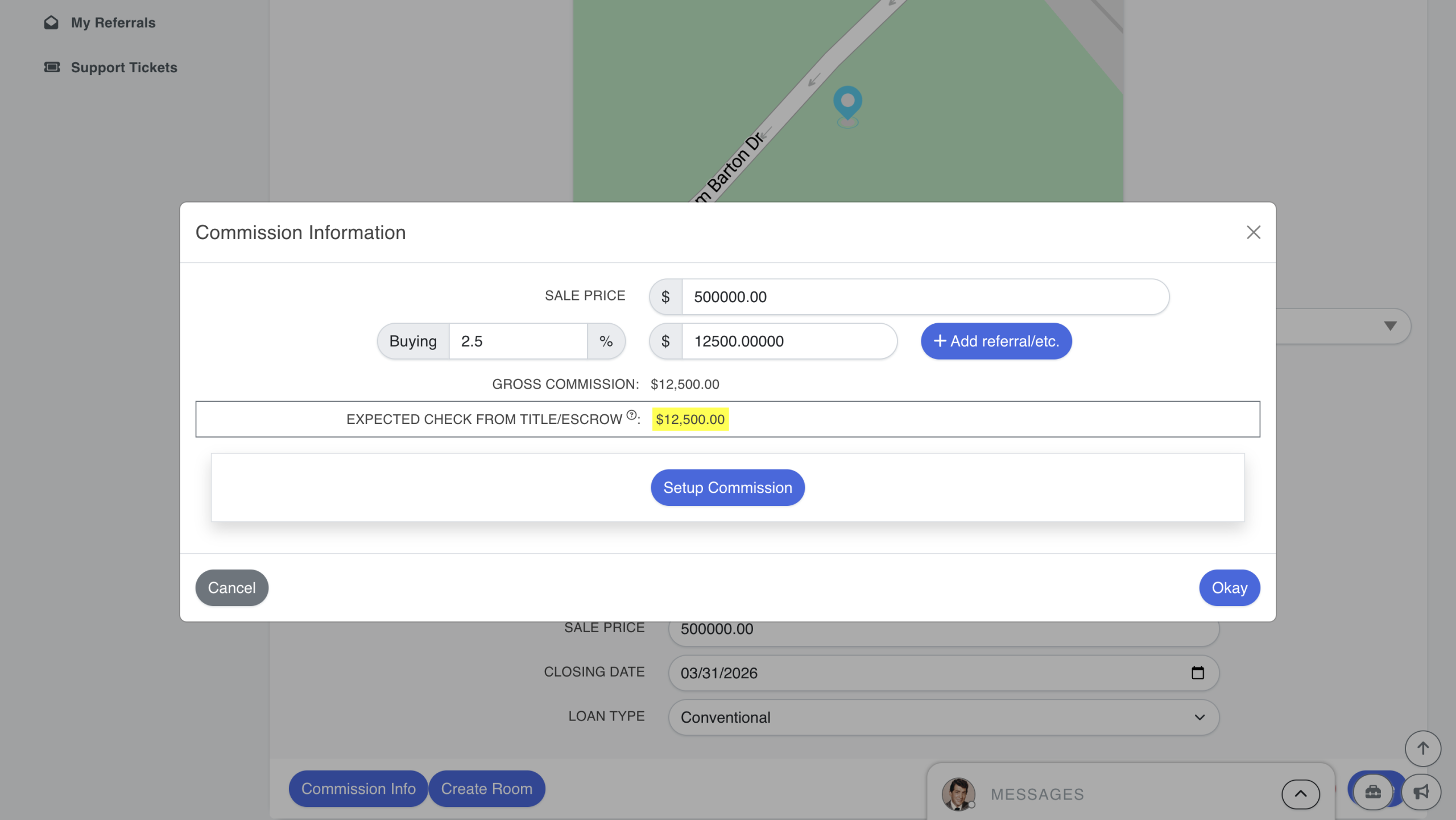 BrokerageBox Enter Commission Info In Transaction